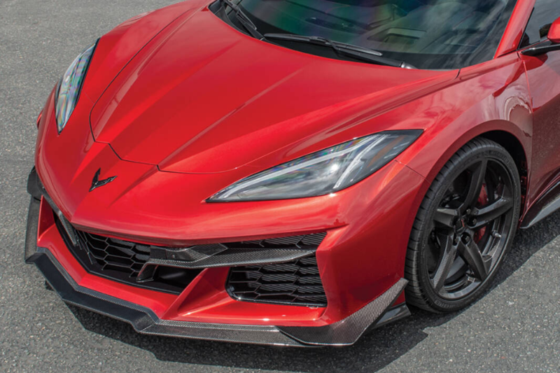 Carbon Fiber OEM Style Front Lip w/ canard - Corvette C8 Z06 ERAY 2020-2024