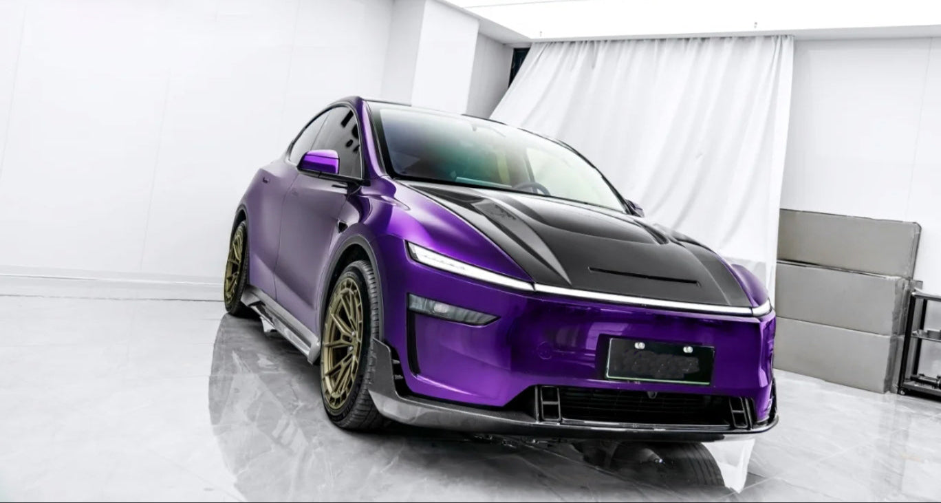 Carbon Fiber Front lip - Tesla Model Y Juniper 2025