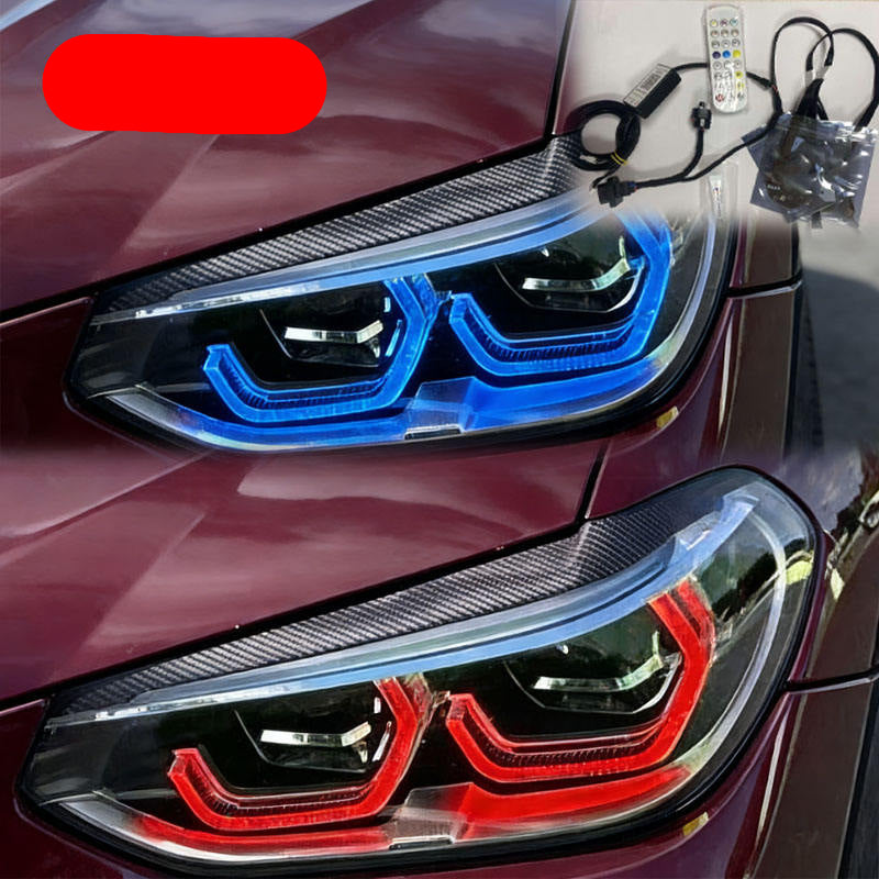 RGB DRL LED Module Adapter Plug and Play for BMW X3 X4 G01/G02/G08 2018-2021