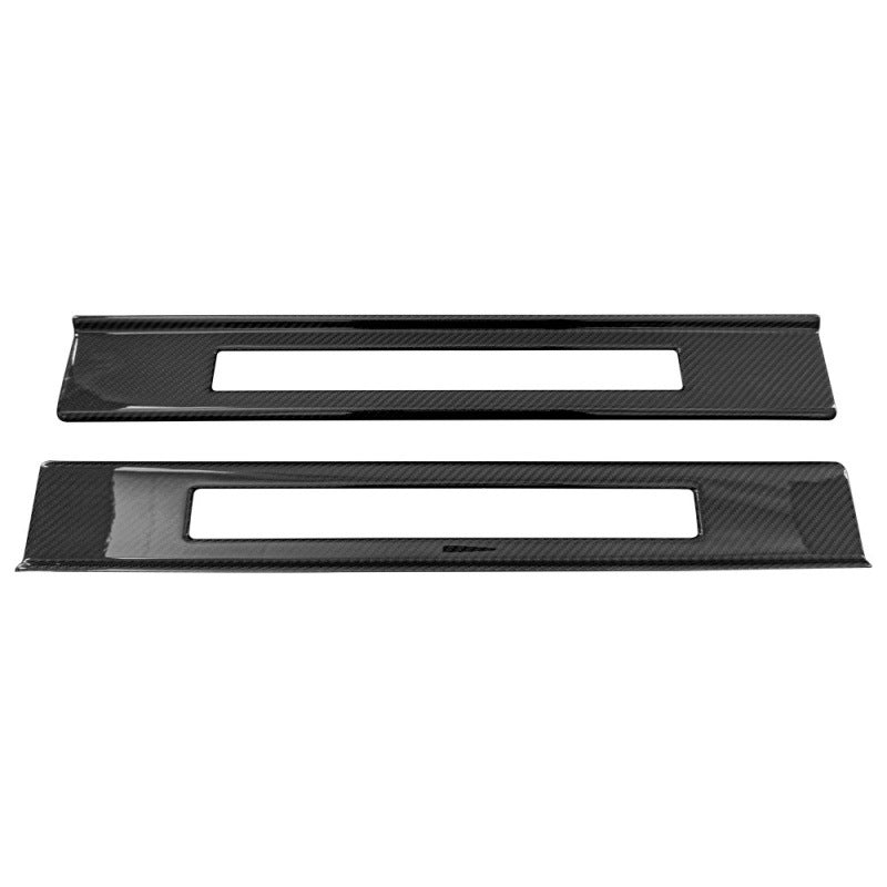 Dry Carbon Fiber Kick Plate Door Sill Scuff Plate - Ford Mustang 2024+
