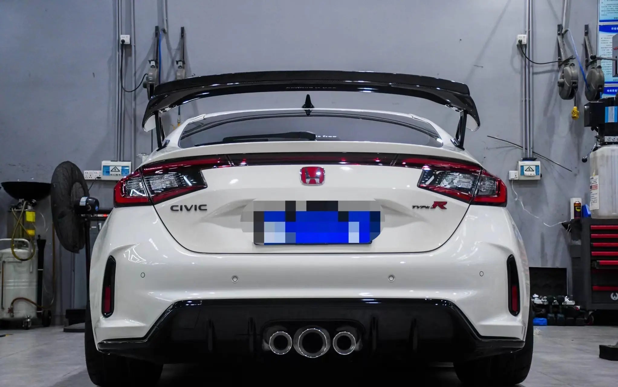 Carbon Fiber Gurney Flap Spoiler for wing - 2023 Honda Type R FL5