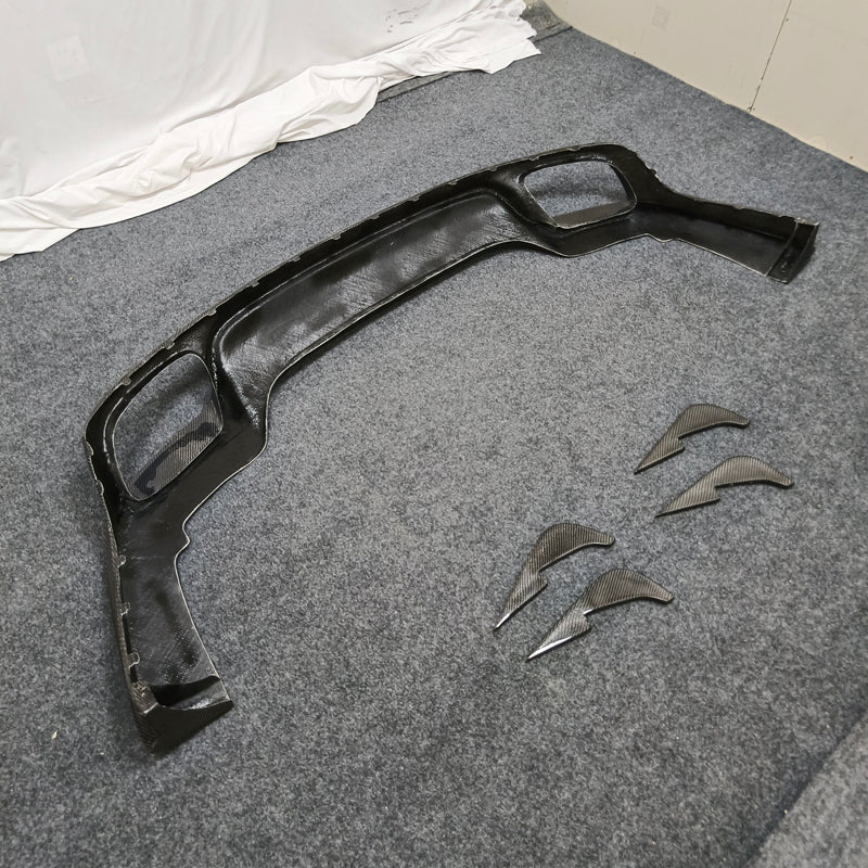 Carbon Fiber Rear Diffuser - Porsche Panamera 971 2017-2022