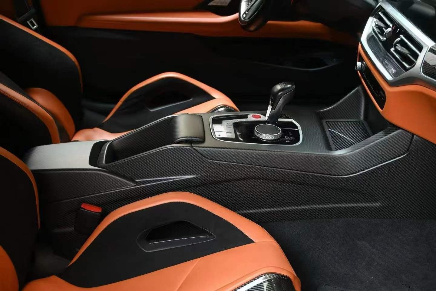 Carbon Fiber Center Console CSL Control Panel -  BMW G87 M2/G80 M3/G82 M4 CSL Central Control