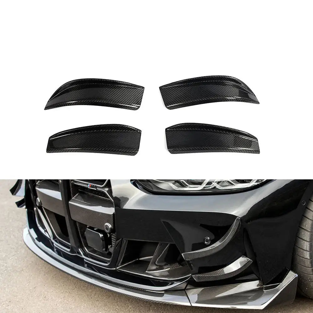 Carbon Fiber Front Apron Canards V3 - BMW G90 M3 / G82 M4