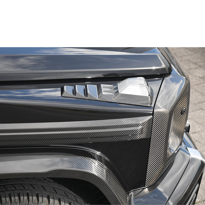 Carbon Fiber Turning Light Vented aggressive Cover Trim - 2025+ Mercedes G Wagon G Class W465 W464