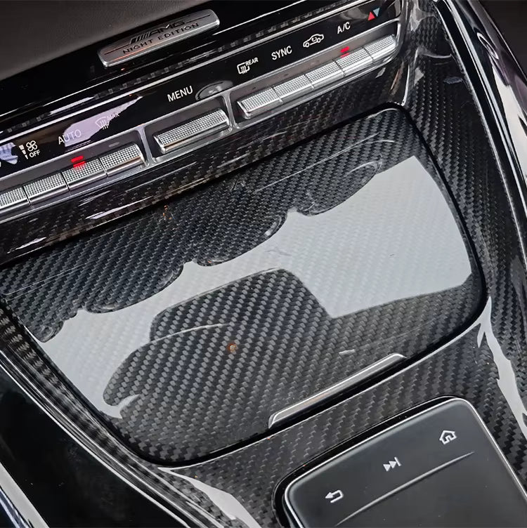 Carbon Fiber Interior Center Trim Kit Cover -  Mercedes Benz AMG GT GTS GTR 2019-2023 4 door