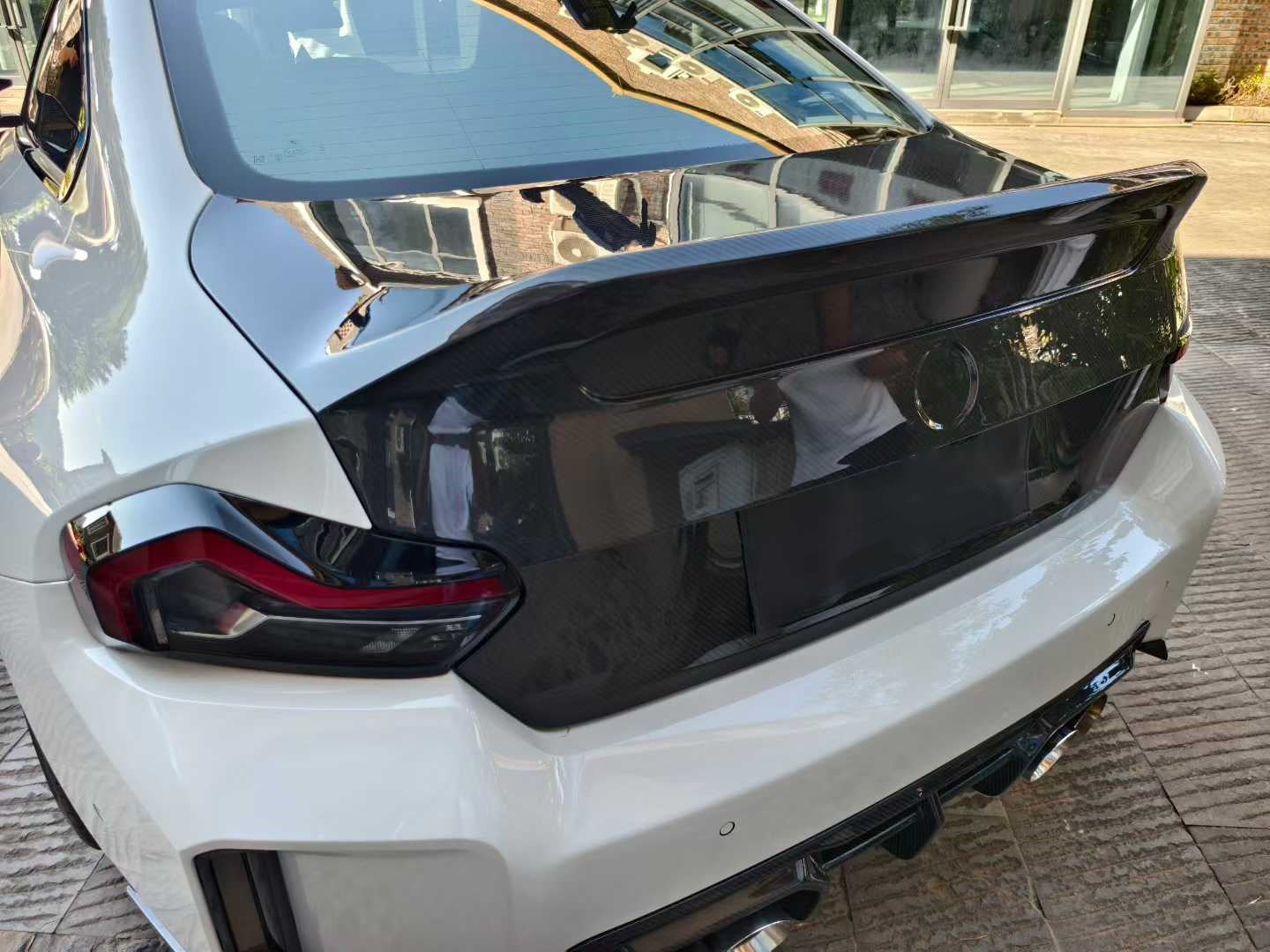 CSL Style Dry Carbon Fiber Rear Trunk - BMW G87 M2