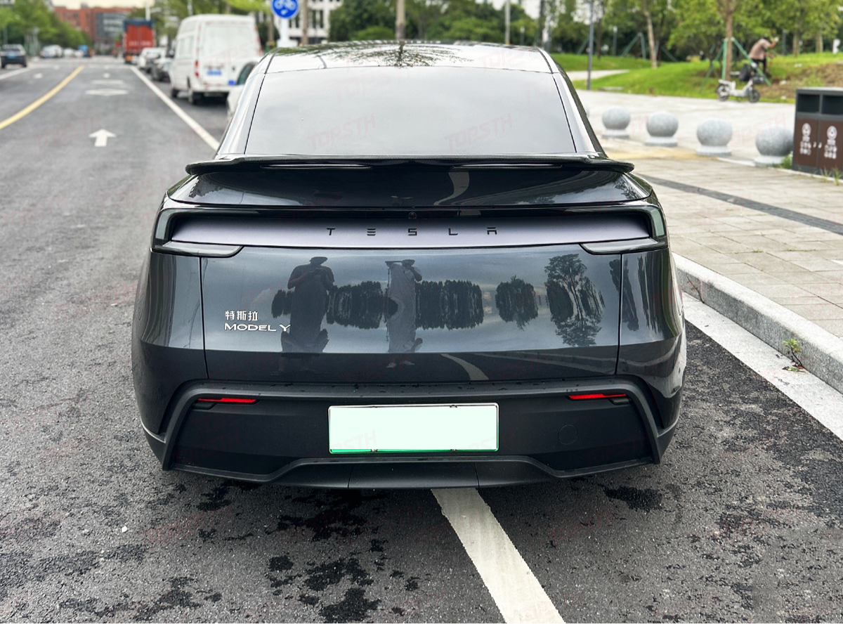 Carbon Fiber X Style DuckTail Trunk Spoiler - 2025+ Tesla Juniper Model Y