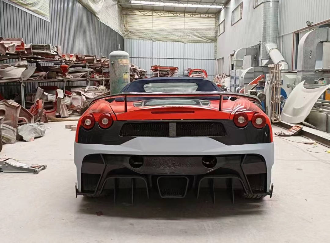 Carbon Fiber V Style Body Aero Kit - Ferrari F430