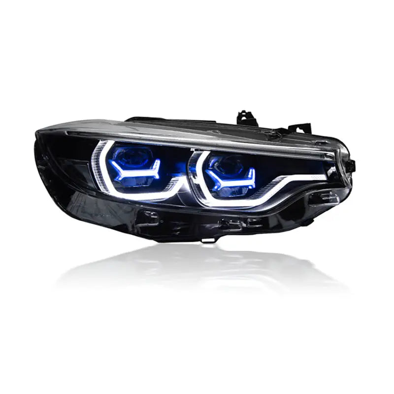 LED Headlight w/ Blue X bulb - BMW F8X F80 M3 F82 F83 M4 F32 F36