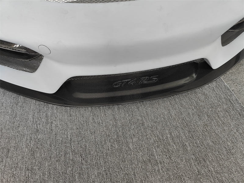 Semi Carbon Fiber GT4RS Style Front bumper upgrade - Porsche 718 Cayman Boxster
