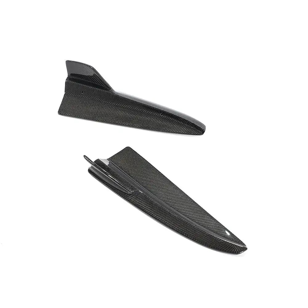 Carbon Fiber Rear Bumper Splitter Canard - Mercedes Benz W205 C63 AMG C300 C400 C43 AMG Sedan 15-19
