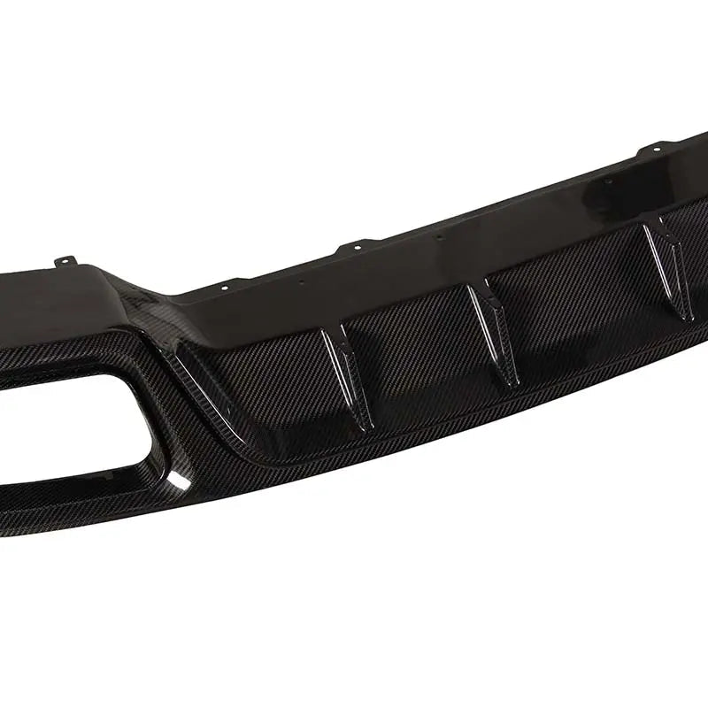 Paktechz Dry Carbon Fiber Rear Diffuser - Porsche Cayenne Coupe Turbo 9YA 9Y0 9Y3