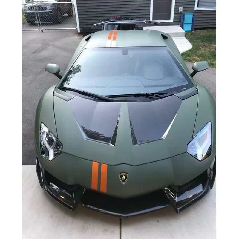 1016 Style Dry Carbon Fiber Front Hood - Lamborghini Aventador