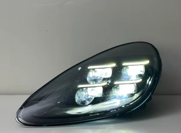 Porsche 958.1 Cayenne Yellow/White Dual-Color DRL HD 2024+ Matrix Style Headlights 2011–2014