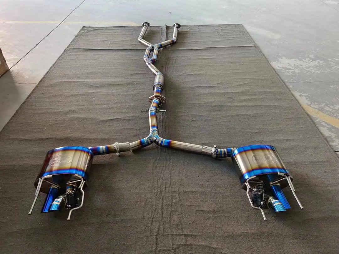 Valved Catback Full X Pipe Exhaust System - Lexus ISF 3.8