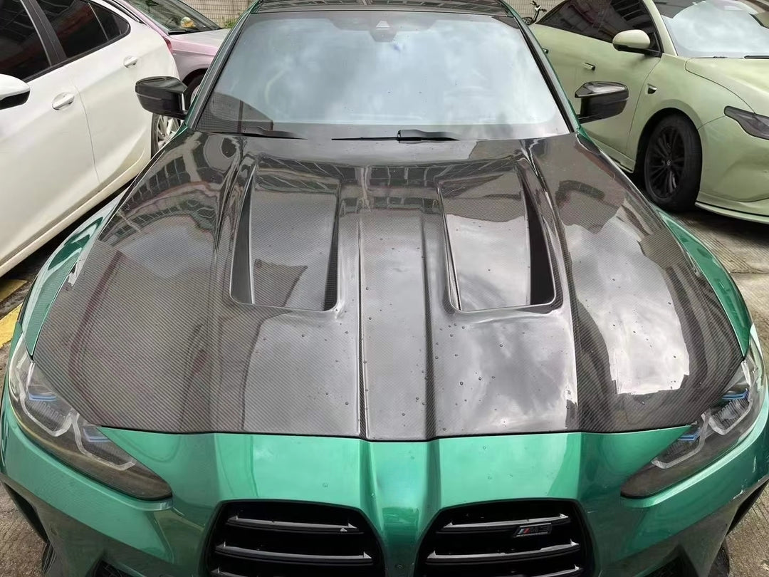 Prepreg Carbon Fiber AN Style Hood Replacement - BMW G80 M3 & G82 / G83 M4