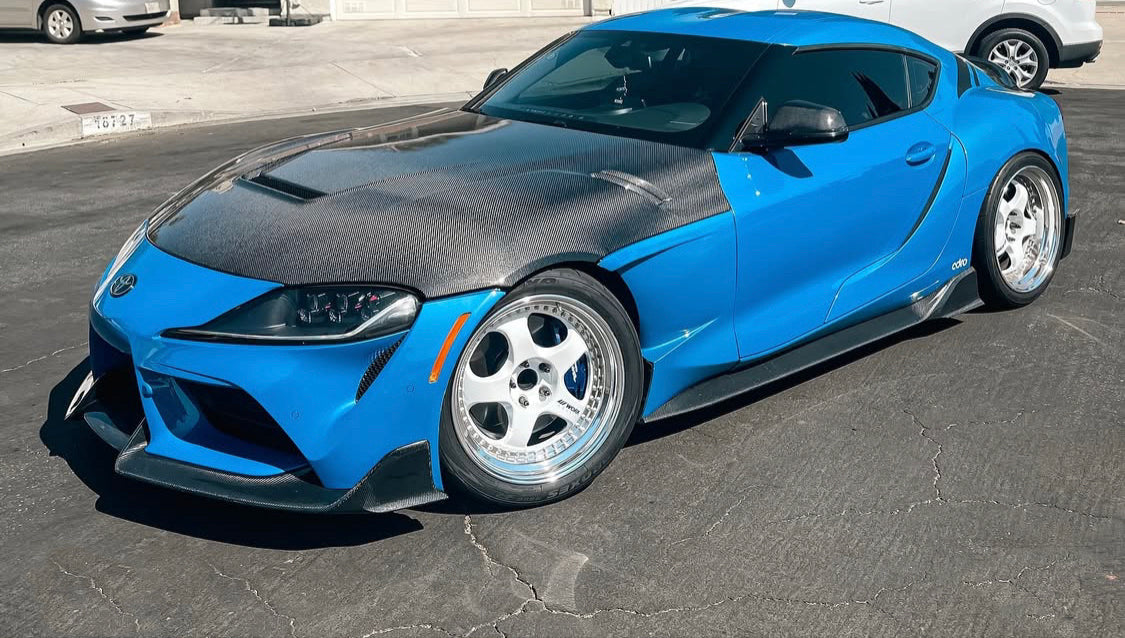 Carbon Fiber AD V1 Side Skirts - Toyota Supra A90 A91 Mk5