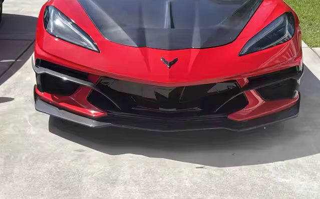 Front Bumper Splitters Fins -  Chevrolet Corvette C8 Stingray 2020+