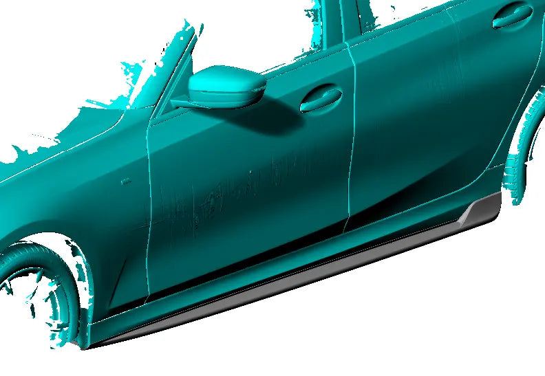 Prepreg Carbon Fiber Side Skirts Extension - BMW 3 Series G20 320i 330i LCI M-Sport 2022-2023