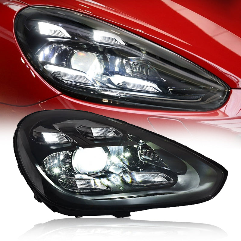 Porsche Cayenne 958.1 958.2 Matrix Style LED Headlights 2011-2018