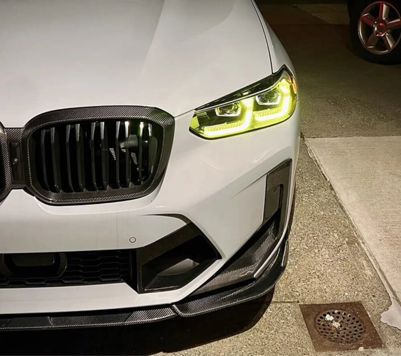 Carbon Fiber Front Bumper Lower Air Vent Duct - BMW X3M F97 X4M F98
