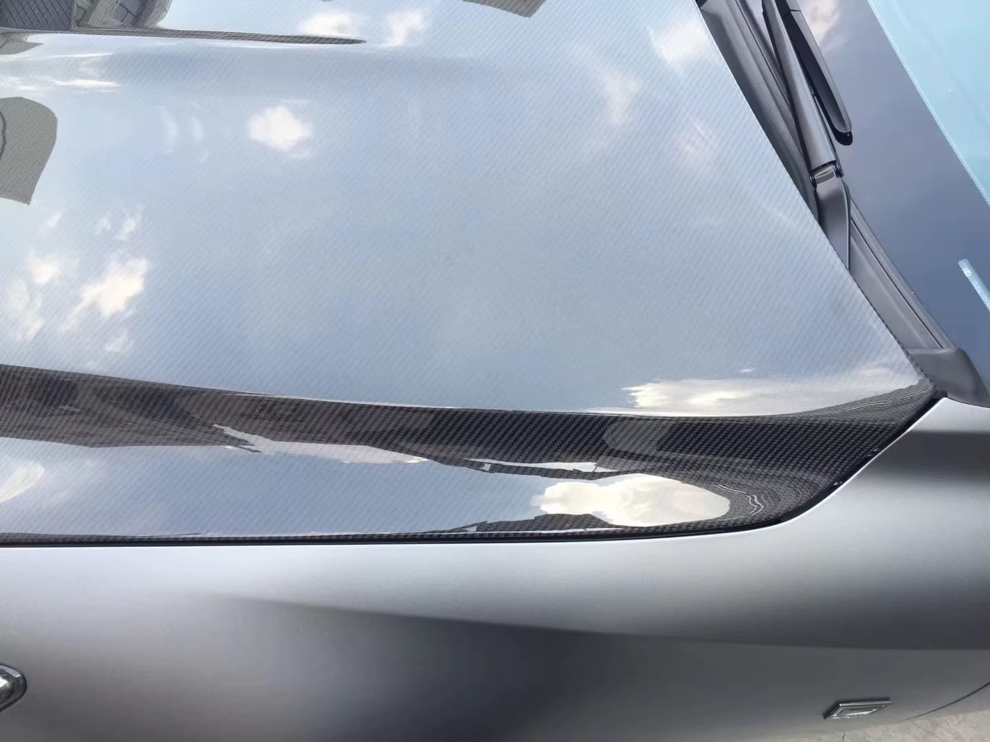 RCF Style Carbon Fiber Vented Hood - 2014-2020 Lexus IS