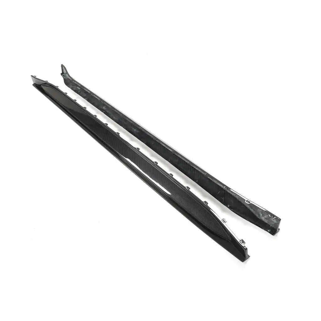 OEM Style Dry Carbon Fiber Side Skirt w/ lip V2- BMW BMW M3 / M4 (G80 / G82 / G83)