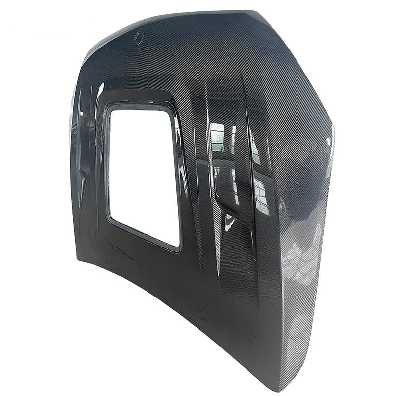 Carbon Fiber Engine Hood Bonnet w/ Transparent Window - Mercedes Benz GLC X253 C253 GLC