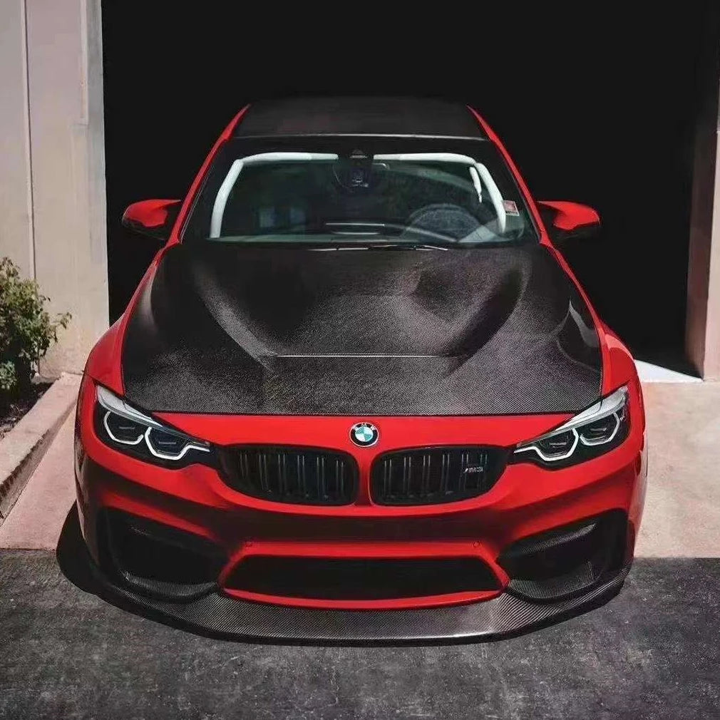 GTS Style Carbon Fiber Front Hood - BMW F30 3 Series & F32 / F33 / F36 4 Series