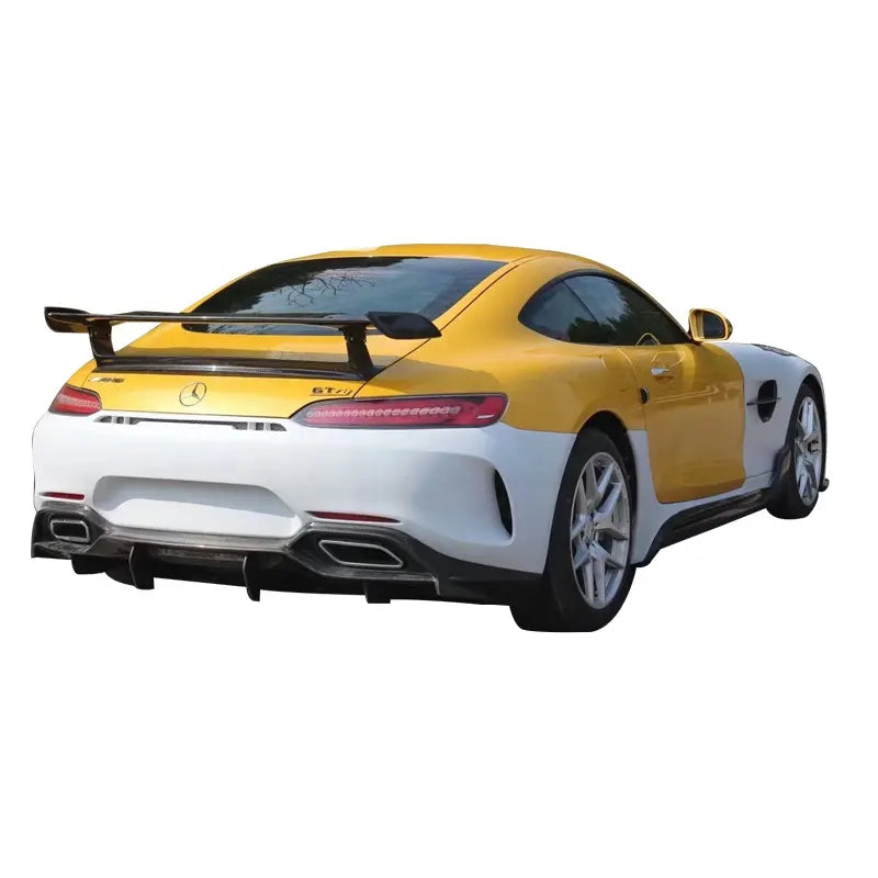 IMP Style Carbon Fiber Rear Bumper W/ Diffuser - Mercedes-Benz AMG GT GTC GTS
