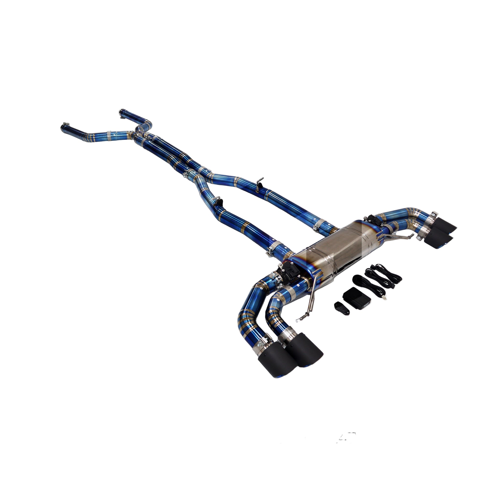 Valved Titanium Performance Exhaust System - BMW X5M / X6M F95 / F96 4.4T