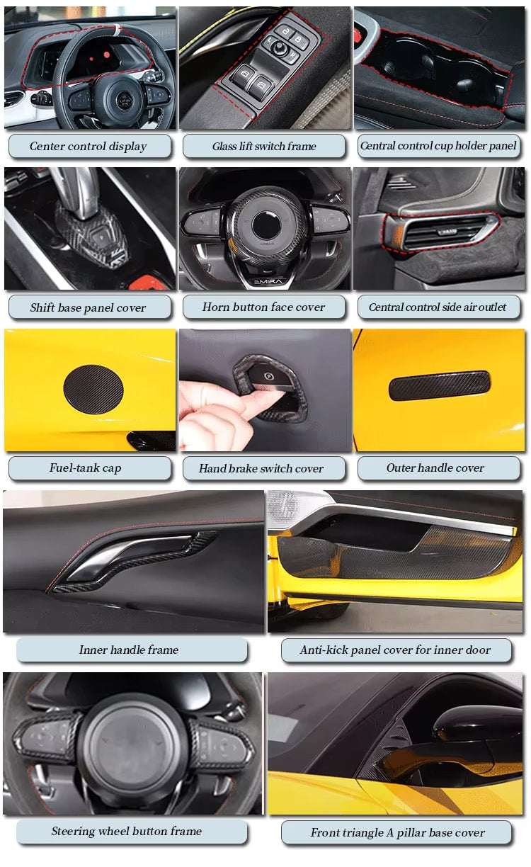 Carbon Fiber Interior Kit - Lotus Emira