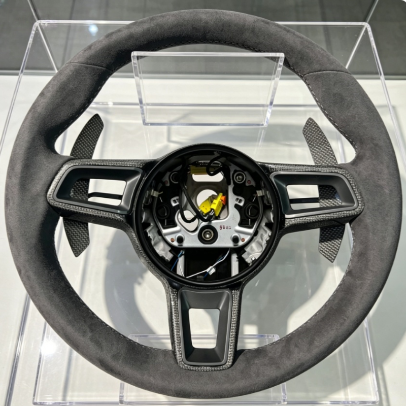 Full Custom Steering Wheel - Porsche Porsche 718 981 991 992 Macan Panamera 971 Cayenne Taycan Boxster Cayman GT