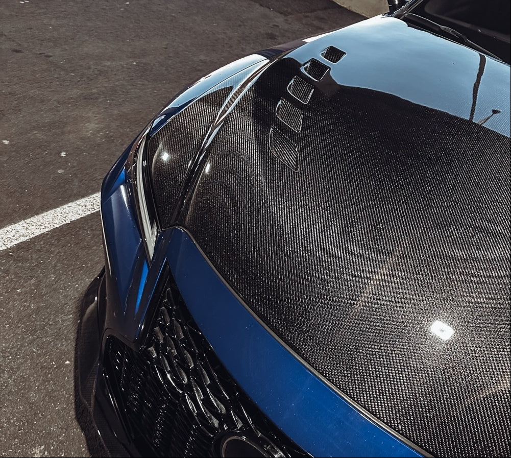 Carbon Fiber Vented Engine hood - Lexus IS 300, IS 350, and IS 500 (2021-2024)