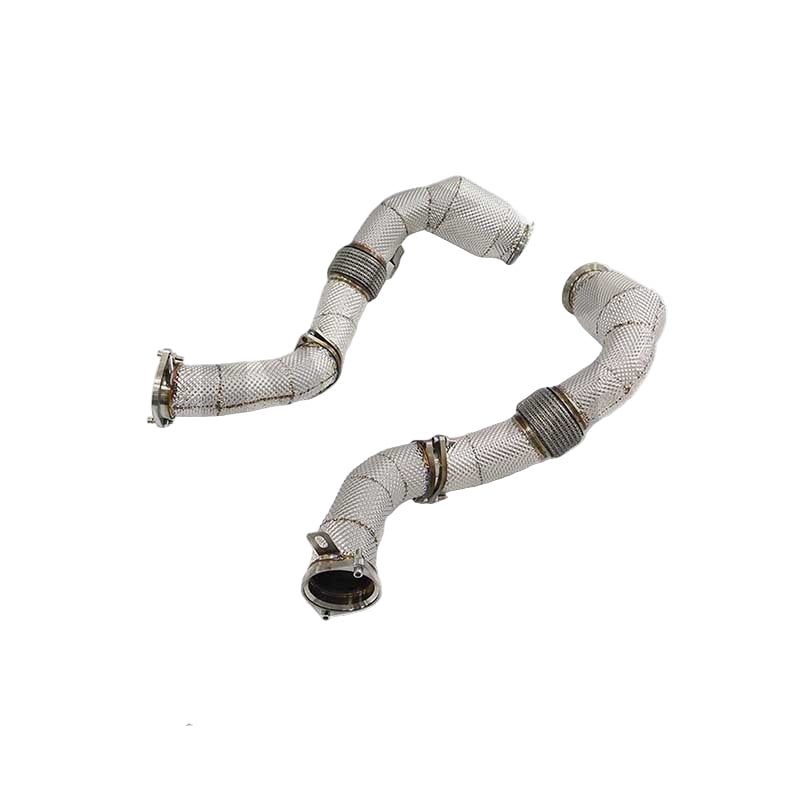 Performance Exhaust Catted Downpipe w/ Heatshield - BMW X5m X6m F95 F96 LCI 4.4T 2024