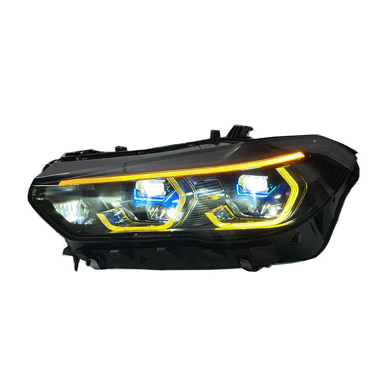 LED Laser Headlight Dual Color yellow/white Upgrade Replacement Set - BMW X5 G05 2019-2022
