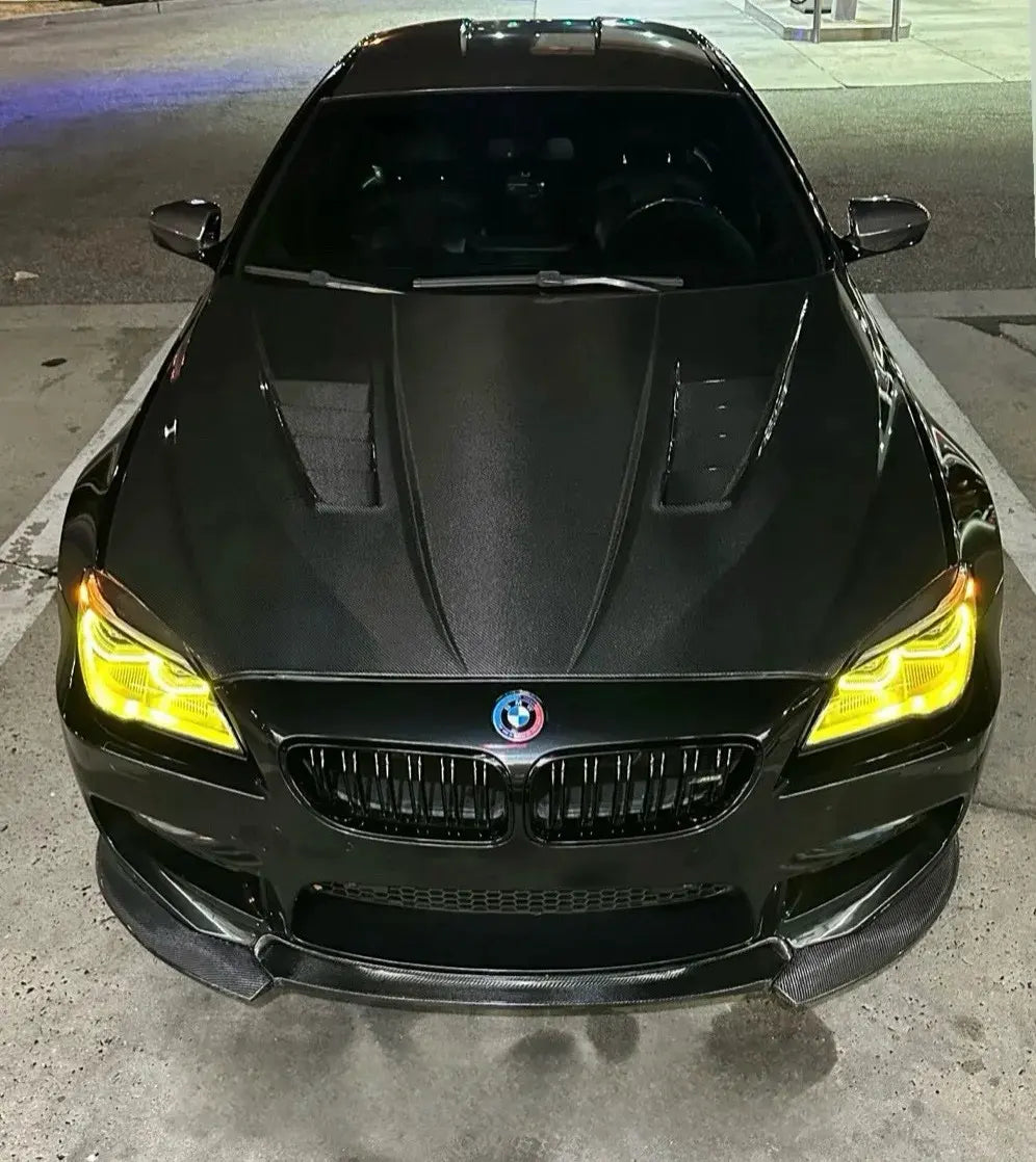 Carbon Fiber V Style Engine Hood - BMW 6 Series / M6