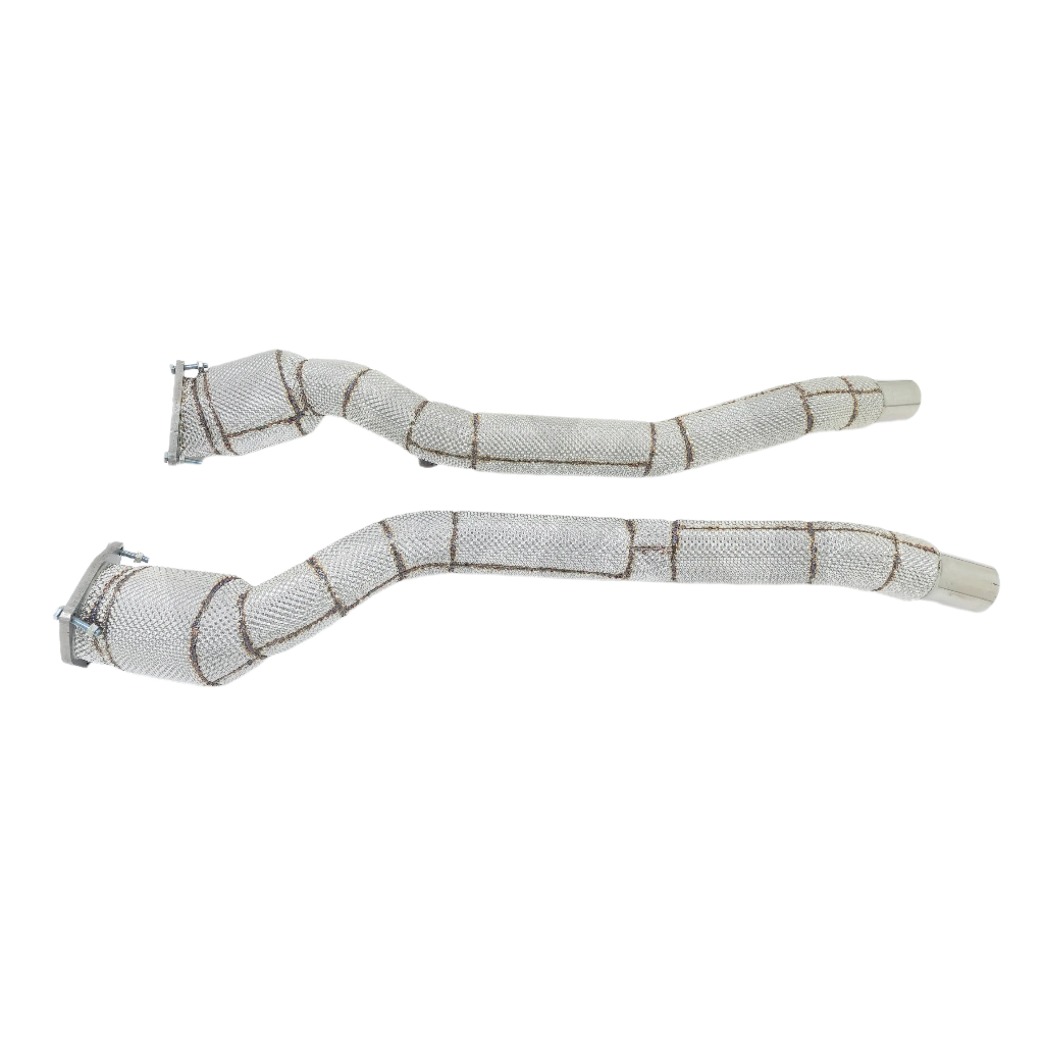 Exhaust Downpipe w/ Heat Shield - Ferrari F12 Berlinetta/812 Superfast/FF V12