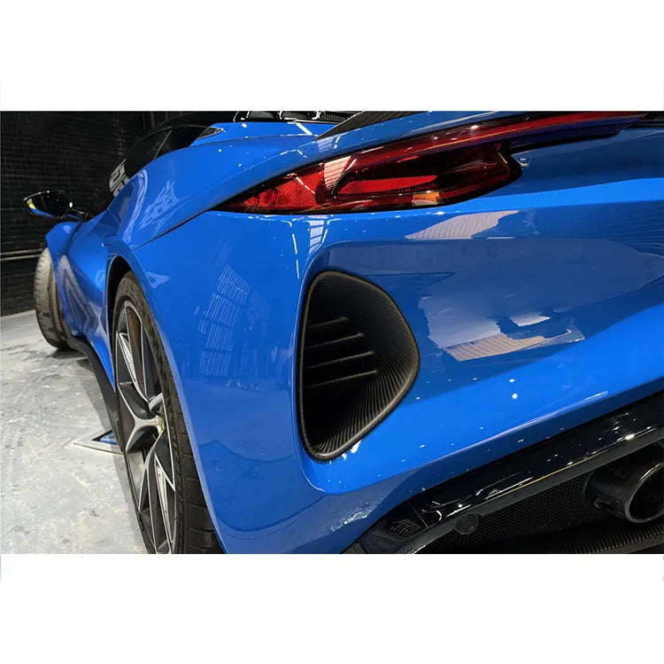 Dry Carbon Fiber Side Rear Bumper Vents - 2021-2024 Lotus Emira