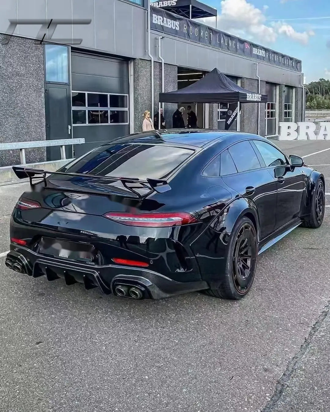 Carbon Fiber B Style Rear Spoiler Wing - Mercedes Benz AMG GT50 GT53 GT63