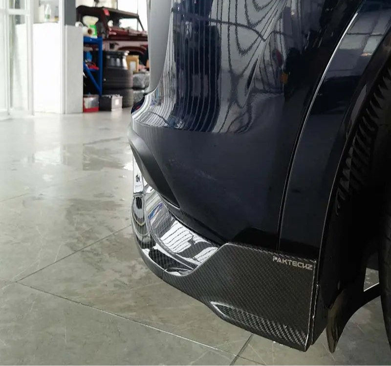 Paktechz Dry Carbon Fiber Front Splitter Lip - Porsche Cayenne S GTS Couper 9YA 9Y0 9Y3