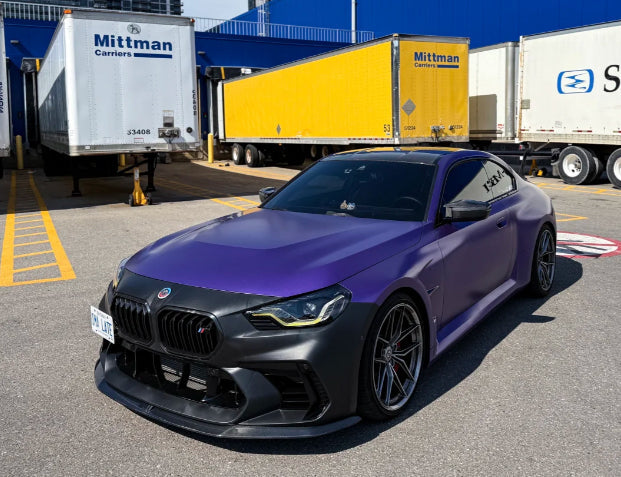 Ad Style Front Bumper w/ Carbon Fiber Front Lip