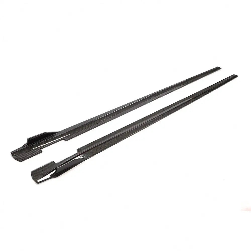 Carbon Fiber Winglet Side Skirt -  Porsche Panamera 971 GTS Turbo Sport Hatchback 4-Door 2017-2019