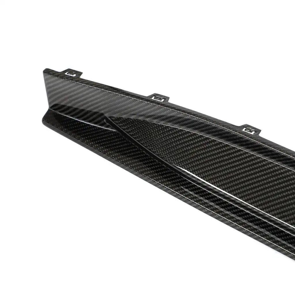 OEM Style Dry Carbon Fiber Side Skirt w/ lip V2- BMW BMW M3 / M4 (G80 / G82 / G83)