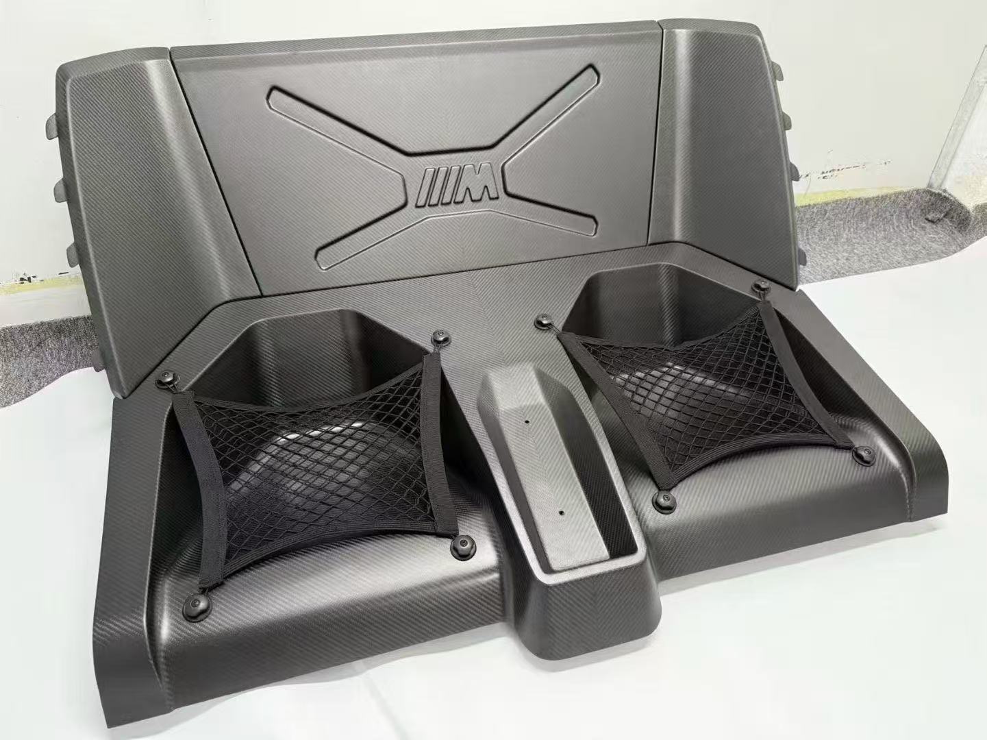 BMW G80 M3 G82/G83 M4 Carbon Fiber Rear Back Seat Delete Kit