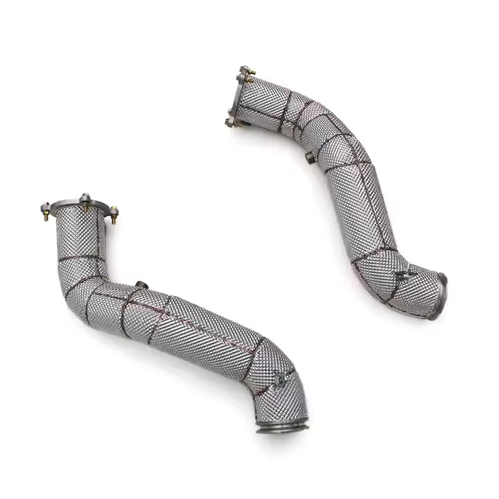 Mclaren 765LT 750S 4.0T 2020-2025  Performance CatLess DownPipes With Heat Shield