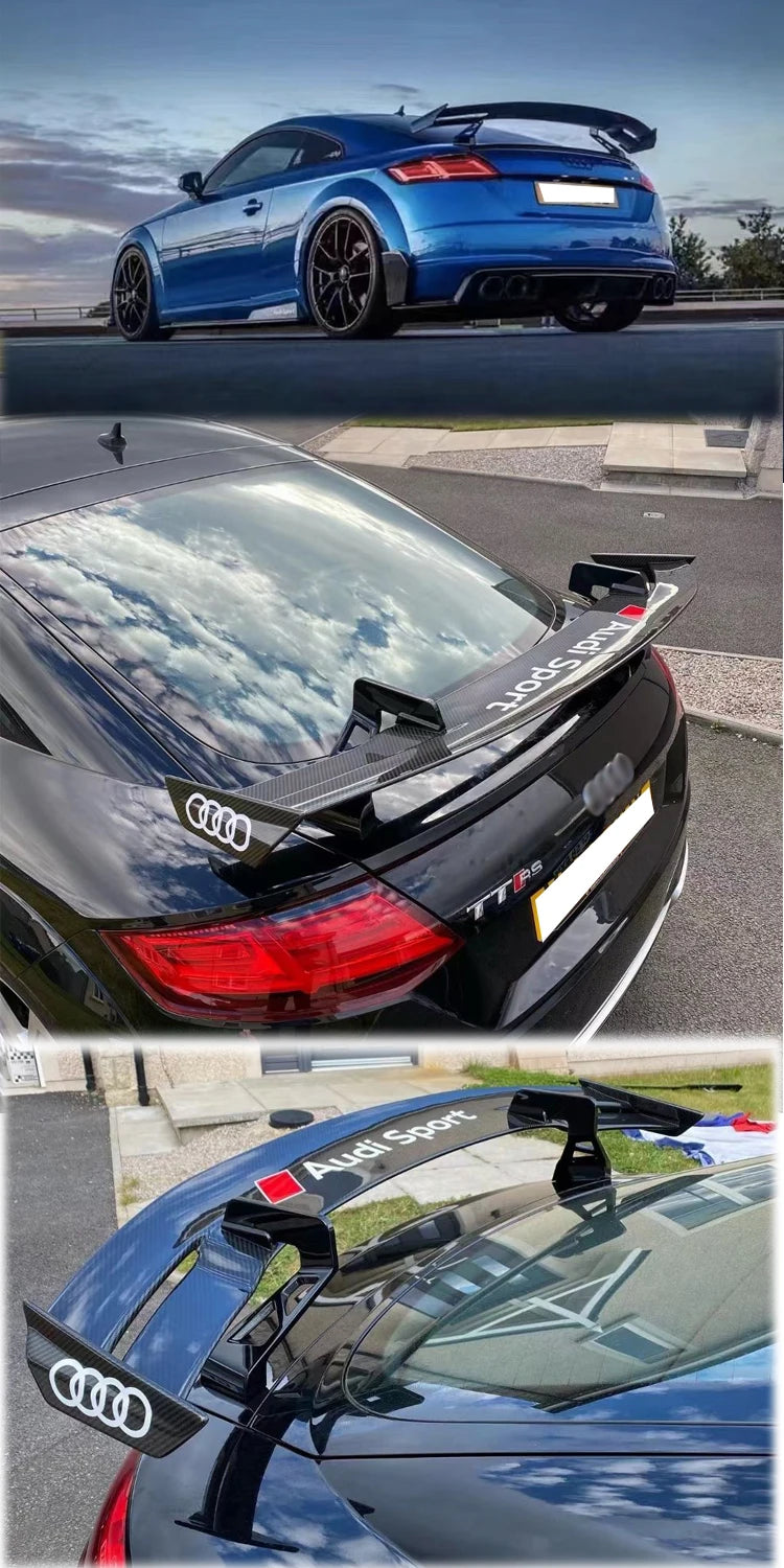 AP Style Carbon Fiber Rear Wing - Audi TTRS / TTS