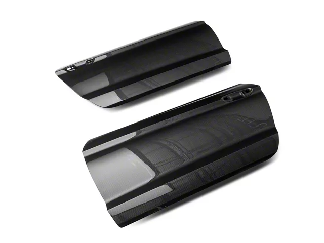 Dry Prepreg Carbon Fiber Door Panel Replacement Set - Ford Mustang 2024+