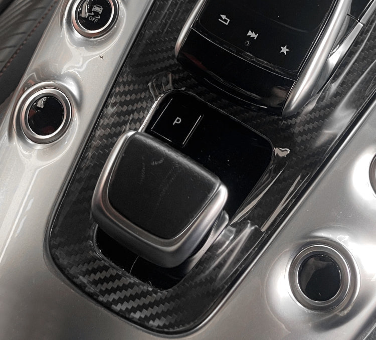 Carbon Fiber INterior Gear Shift Panel Cover - Mercedes Benz AMG GT GTR GTS C190 R190 2015-2018
